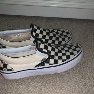 Checkered Slip-On Vans